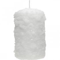 Article Bougies de l&#39;Avent, bougies piliers, bougies boules de neige 100/60mm 4 pcs
