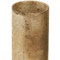 Article Bougeoirs de l&#39;Avent pour bougies bâtons métal doré Ø23mm 4pcs