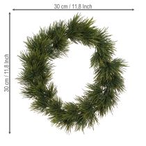 Article Couronne de l'Avent artificielle, couronne de pin pour décoration de Noël