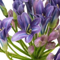 Article Agapanthe Lys Africain Fleurs Artificielles Violet L75cm 2pcs