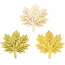 Article Feuilles d&#39;érable pour disperser les couleurs d&#39;automne assorties 4cm 72 pcs
