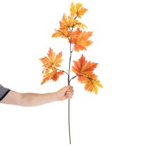 Article Branche d'érable artificielle pour décoration d'automne 100 cm