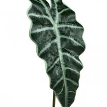 Flèche artificielle feuille plante artificielle alocasia déco vert 74cm