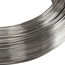 Article Fil d'aluminium argenté 1,5 mm, 1 kg - Fil souple pour loisirs créatifs, fleuriste, bijoutier, bonsaï, décoration DIY