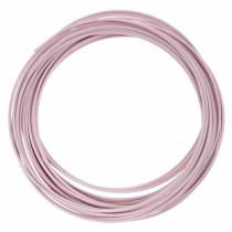 Article Fil aluminium Ø2mm rose pastel 100g 12m