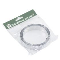 Article Ruban plat en fil d'aluminium, argent mat, 20 mm x 5 m - ruban décoratif, loisirs créatifs, bricolage