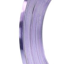 Article Fil plat aluminium lavande 5mm 10m