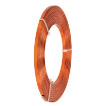 Article Fil plat aluminium Orange 5mm 10m