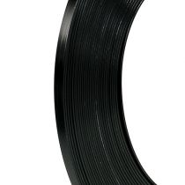 Article Fil plat aluminium noir 5mm 10m