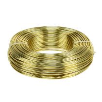 Fil d&#39;aluminium Ø2mm 500g 60m doré