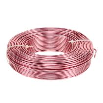 Article Fil Aluminium Ø2mm 500g 60m Rose