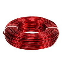 Article Fil en aluminium Ø 2 mm 500 g 60 m rouge