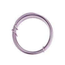 Article Fil d&#39;aluminium 2mm violet clair 3m