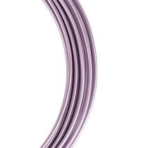 Article Fil d&#39;aluminium 2mm violet clair 3m