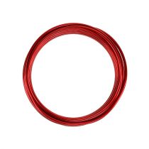 Article Fil Aluminium 2mm Rouge 3m