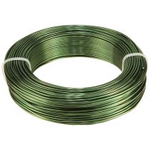 Article Fil aluminium vert Ø2mm fil craft vert foncé 500g 60m