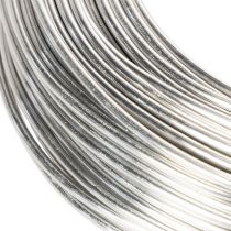 Article Fil d'aluminium argenté, 3 mm, fil pour loisirs créatifs, 1 kg