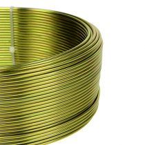 Article Fil aluminium Ø2mm vert olive 500g (60m)