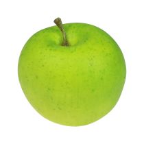 Article Déco vert pomme, fruit décoratif, mannequin alimentaire Ø6,5cm