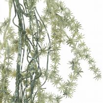 Article Guirlande artificielle décoration mélèze givré blanc gris 170cm