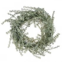 Article Couronne de mélèze couronne décorative artificielle givré hiver Ø20cm
