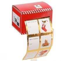 Article Autocollants Étiquettes autocollantes pour cadeaux de Noël 5,5 cm 60 pièces