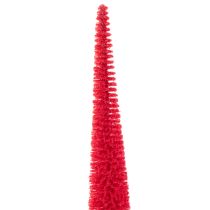 Article Sapin de Noël décoratif étroit, sapin de Noël artificiel sur socle en bois, 40 cm, 3 pièces