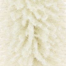 Article Sapin de Noël décoratif avec socle en bois pour décoration hivernale, 40 cm, 3 pièces