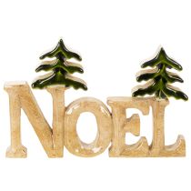 Article Support de Noël avec deux sapins, 18 cm