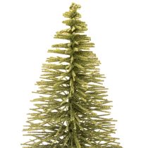 Article Sapin de Noël artificiel vert avec support pour décoration de table, 90 cm