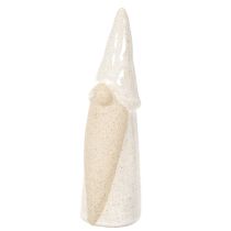 Article Figurine décorative de gnome, céramique légère, style scandinave, 18 cm, lot de 3