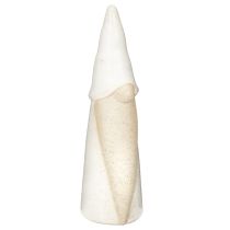 Article Figurine décorative de gnome à poser, décoration de Noël, céramique, 22 cm