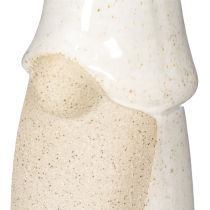 Article Figurine décorative de gnome à poser, décoration de Noël, céramique, 22 cm