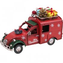 Article Décoration de Noël voiture Voiture de Noël vintage rouge L17cm