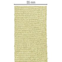 Article Ruban décoratif à paillettes, large ruban pour emballage cadeau, 55 mm de large, 15 m de long
