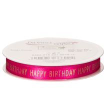 Article Ruban cadeau « Joyeux anniversaire » avec inscription festive pour décorer les cadeaux d'anniversaire, 18 m
