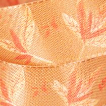 Article Ruban cadeau automne à motifs de feuilles pour emballages créatifs, 25 mm x 18 m