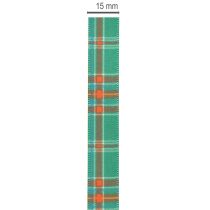 Article Ruban cadeau à carreaux pour les cadeaux de Noël, 15 mm x 20 m