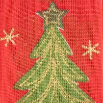 Article Ruban cadeau sapin de Noël avec étoiles 40 mm 15 m