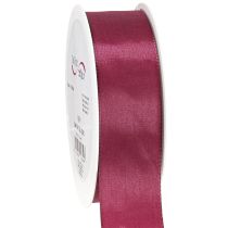 Article Ruban déco Taffetas Ruban cadeau Couleur bruyère 40mm 50m