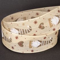 Article Ruban décoratif à motifs de gnomes et de cœurs, idéal pour les cadeaux et les loisirs créatifs, 40 mm x 15 m
