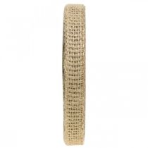 Article Ruban déco jute nature 12mm Ruban jute déco rustique 10m