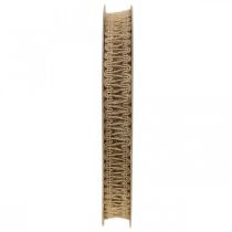 Article Ruban déco naturel, décoration cadeau, ruban jute nature 15mm 15m