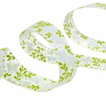 Article Ruban décoratif avec papillons 25mm ruban organza vert ruban cadeau 20m