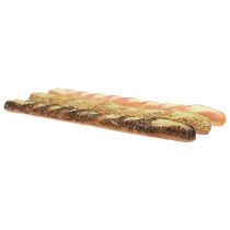 Baguette alimentaire mannequins décoration boulangerie assortis 45cm 3pcs