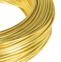 Article Fil artisanal fil aluminium doré pour travaux manuels Ø2mm L60m