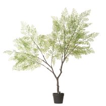 Article Arbre artificiel aux feuilles délicates, 120 cm