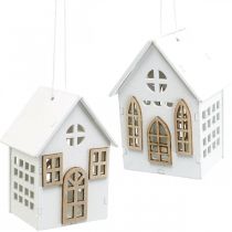 Décorations de sapin de Noël, décoration de maison en bois H10cm 4pcs