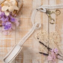Article Ruban de dentelle décoratif en coton, pour créations originales, 18 mm, 10 m
