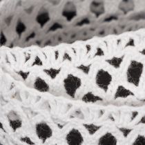 Article Ruban de dentelle décoratif en coton, pour créations originales, 18 mm, 10 m